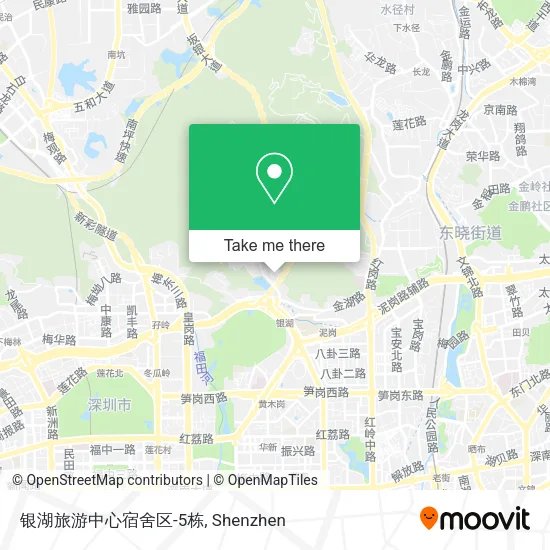 银湖旅游中心宿舍区-5栋 map