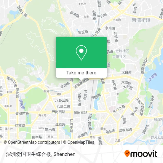 深圳爱国卫生综合楼 map