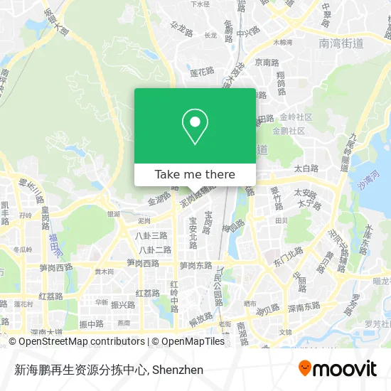 新海鹏再生资源分拣中心 map