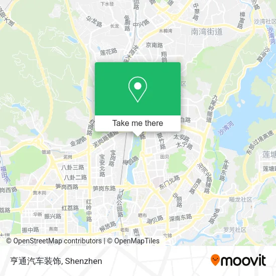 亨通汽车装饰 map
