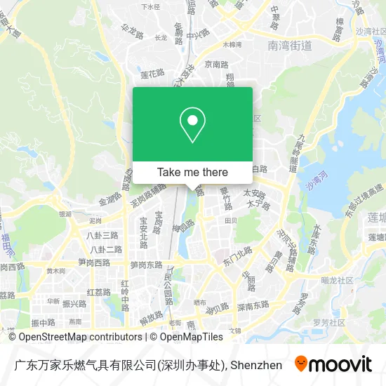 广东万家乐燃气具有限公司(深圳办事处) map