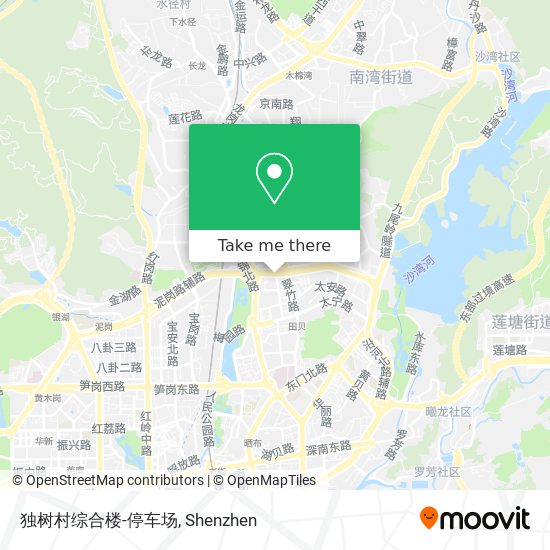 独树村综合楼-停车场 map