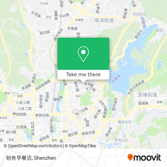 朝奇早餐店 map