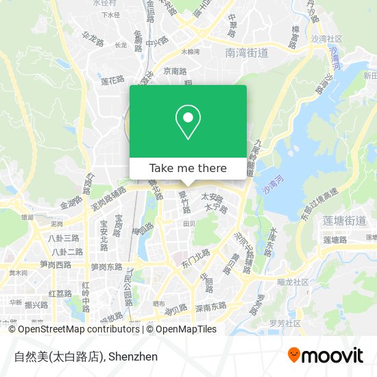 自然美(太白路店) map