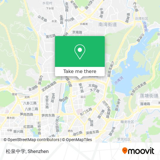 松泉中学 map