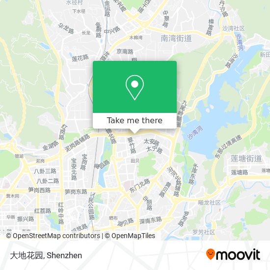 大地花园 map