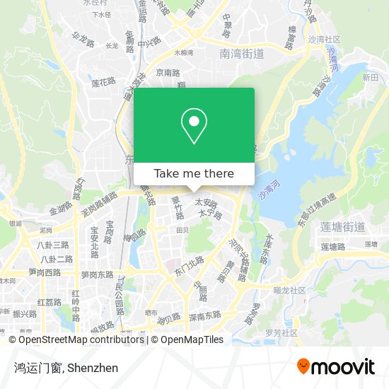 鸿运门窗 map
