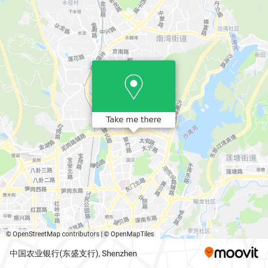 中国农业银行(东盛支行) map