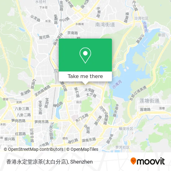 香港永定堂凉茶(太白分店) map