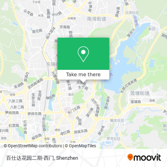 百仕达花园二期-西门 map