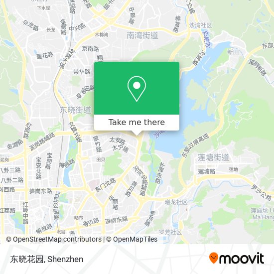 东晓花园 map
