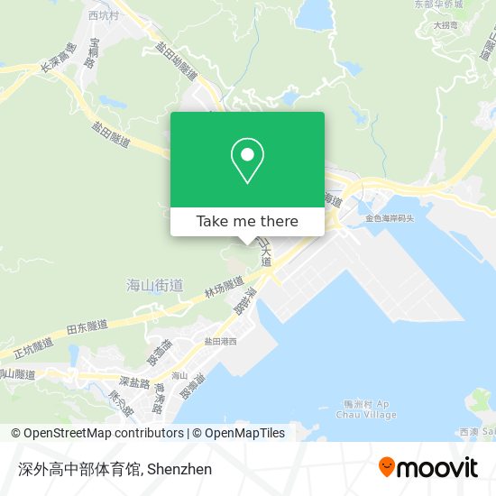 深外高中部体育馆 map