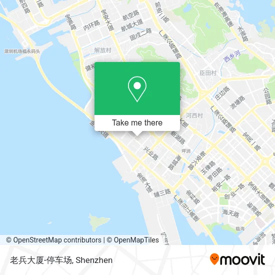老兵大厦-停车场 map
