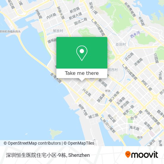 深圳恒生医院住宅小区-9栋 map