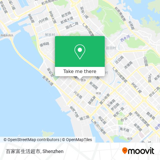 百家富生活超市 map