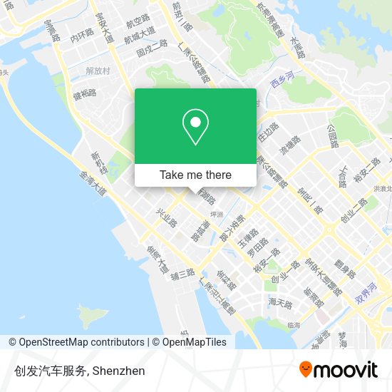 创发汽车服务 map