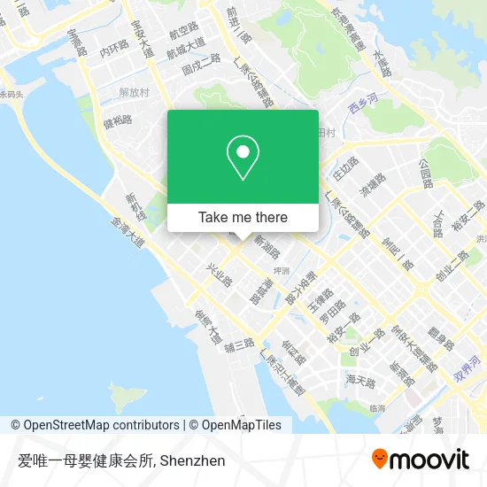 爱唯一母婴健康会所 map