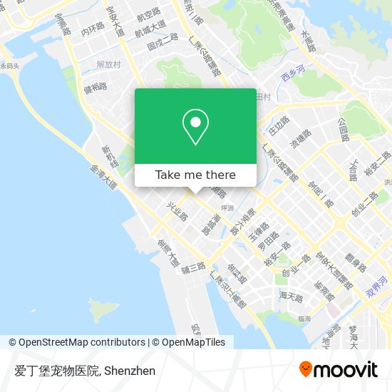 爱丁堡宠物医院 map