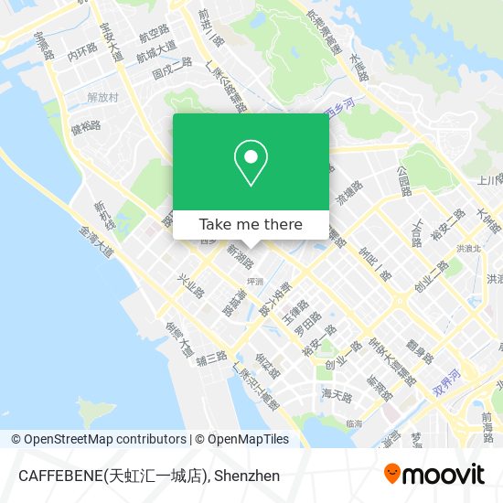 CAFFEBENE(天虹汇一城店) map