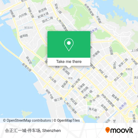 合正汇一城-停车场 map