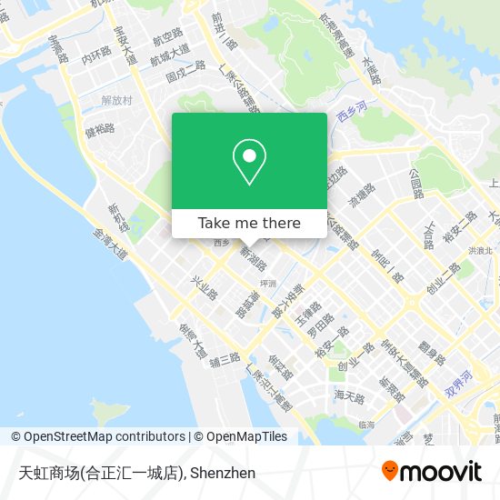 天虹商场(合正汇一城店) map