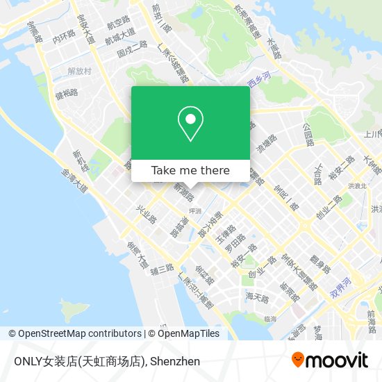 ONLY女装店(天虹商场店) map