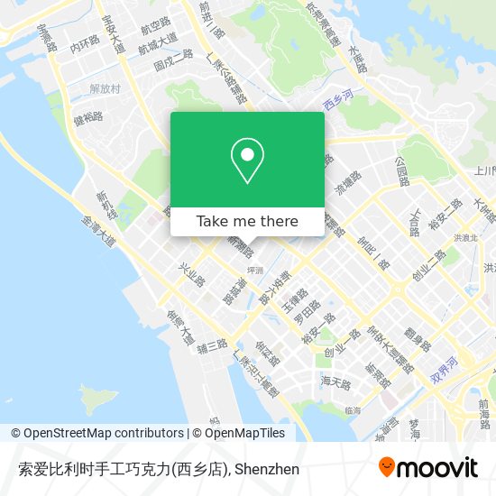 索爱比利时手工巧克力(西乡店) map