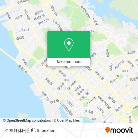 金福轩休闲会所 map