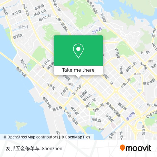 友邦五金修单车 map