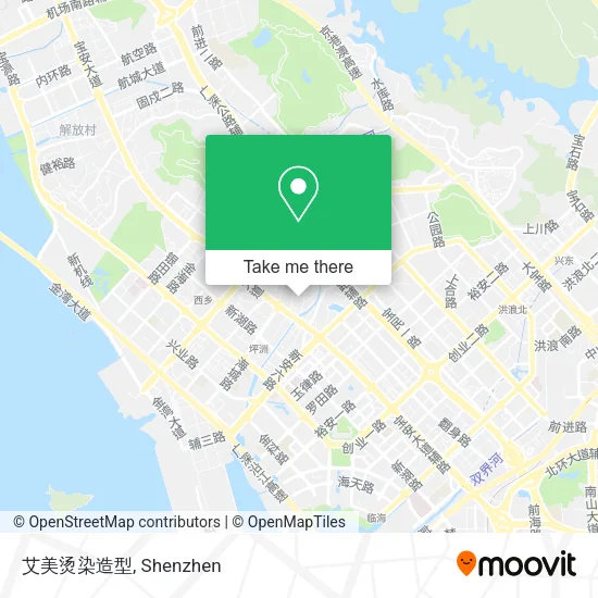 艾美烫染造型 map