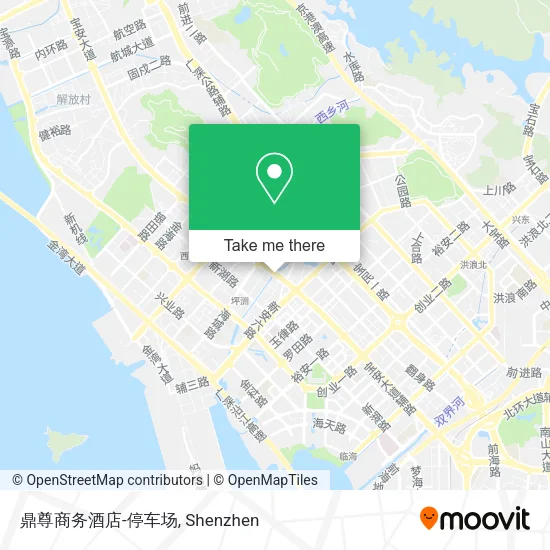 鼎尊商务酒店-停车场 map