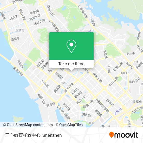 三心教育托管中心 map