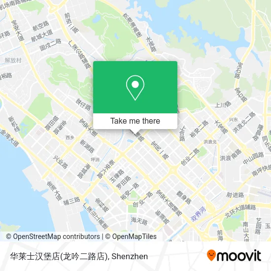 华莱士汉堡店(龙吟二路店) map