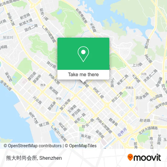 熊大时尚会所 map