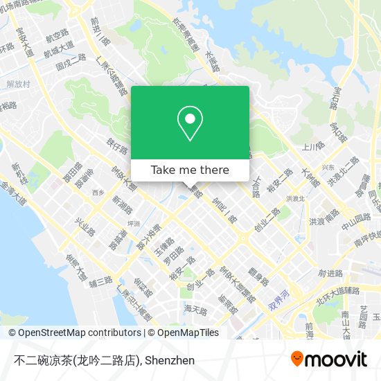 不二碗凉茶(龙吟二路店) map