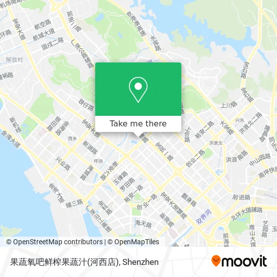 果蔬氧吧鲜榨果蔬汁(河西店) map