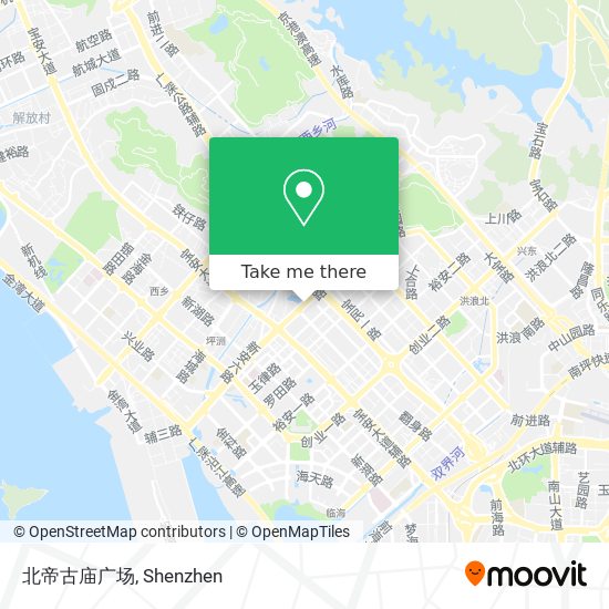 北帝古庙广场 map