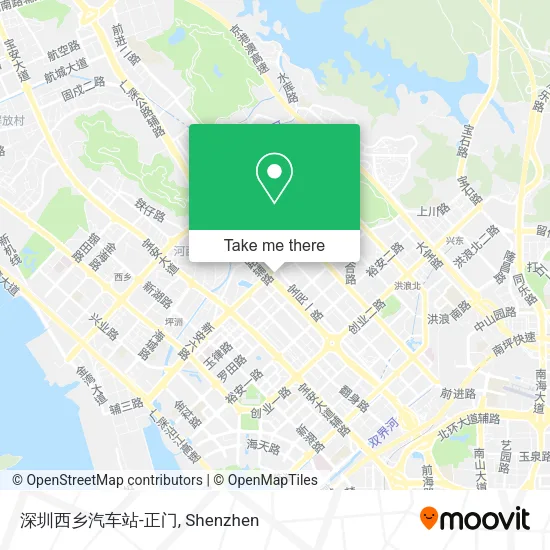 深圳西乡汽车站-正门 map
