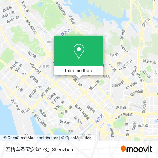 赛格车圣宝安营业处 map