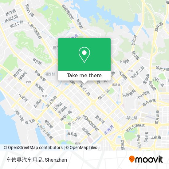 车饰界汽车用品 map
