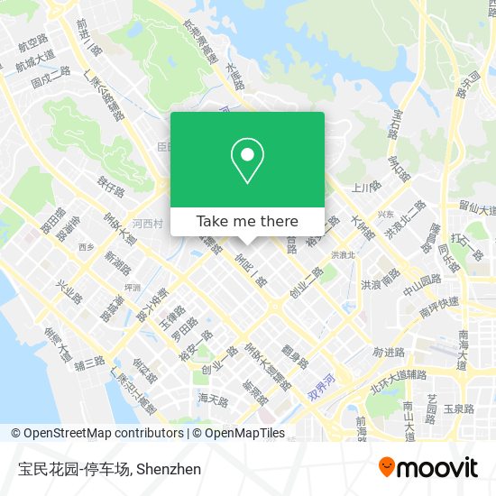 宝民花园-停车场 map