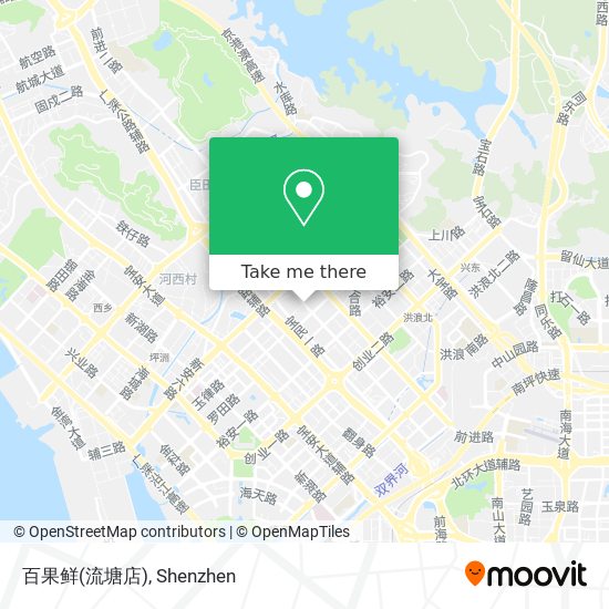 百果鲜(流塘店) map