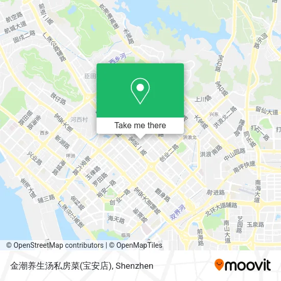 金潮养生汤私房菜(宝安店) map