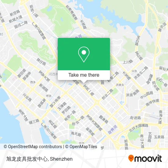 旭龙皮具批发中心 map