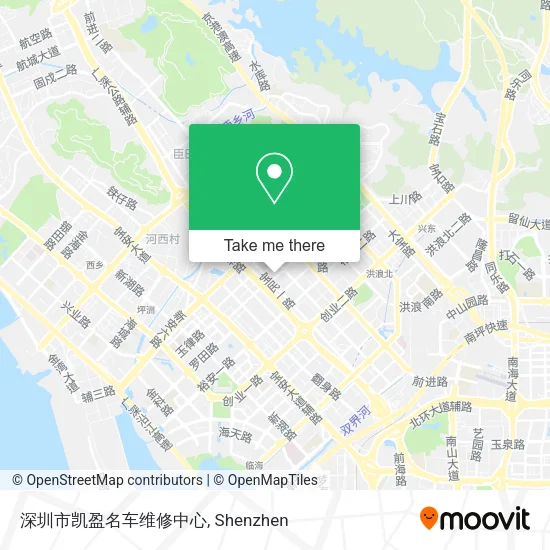 深圳市凯盈名车维修中心 map