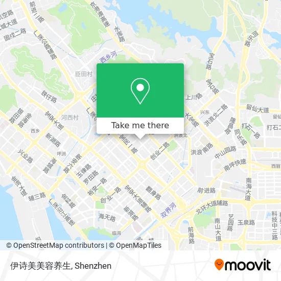伊诗美美容养生 map