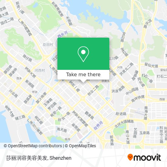 莎丽润容美容美发 map