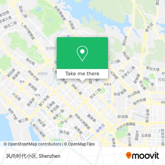 风尚时代小区 map