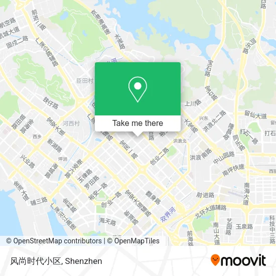 风尚时代小区 map