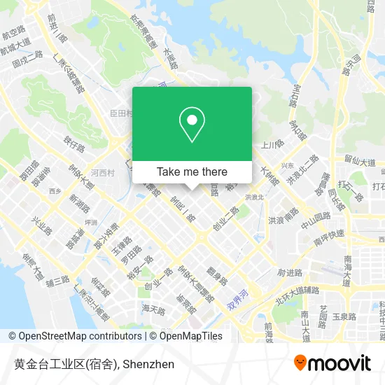 黄金台工业区(宿舍) map